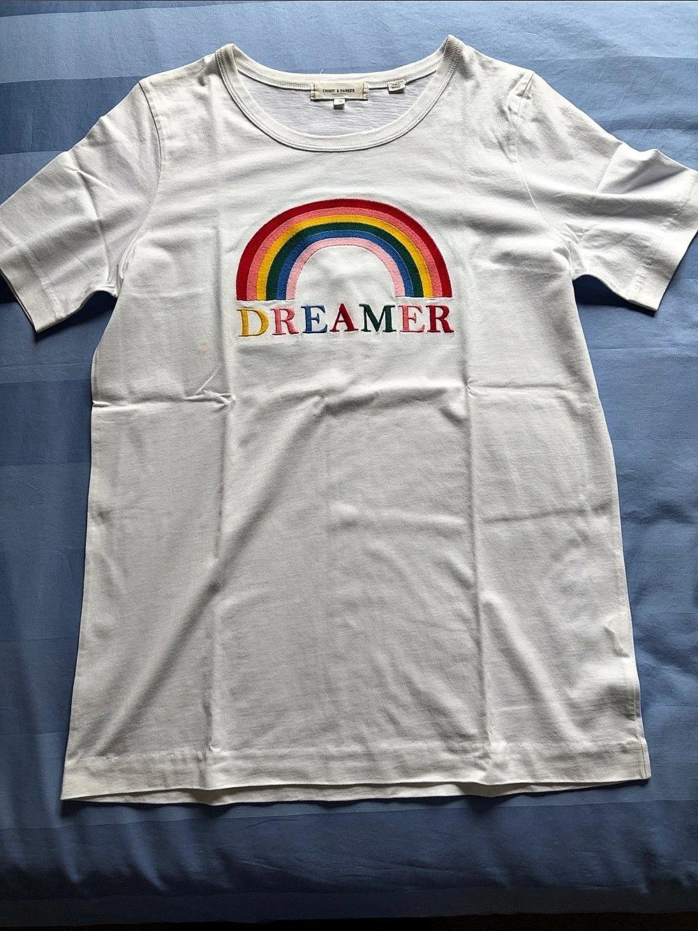 Chinti & Parker Rainbow Dreamer Graphic Tee Size Medium